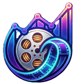App logo representing a film